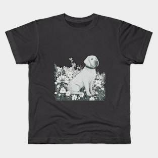 Lovable Labrador Retriever - Playful Paws Kids T-Shirt